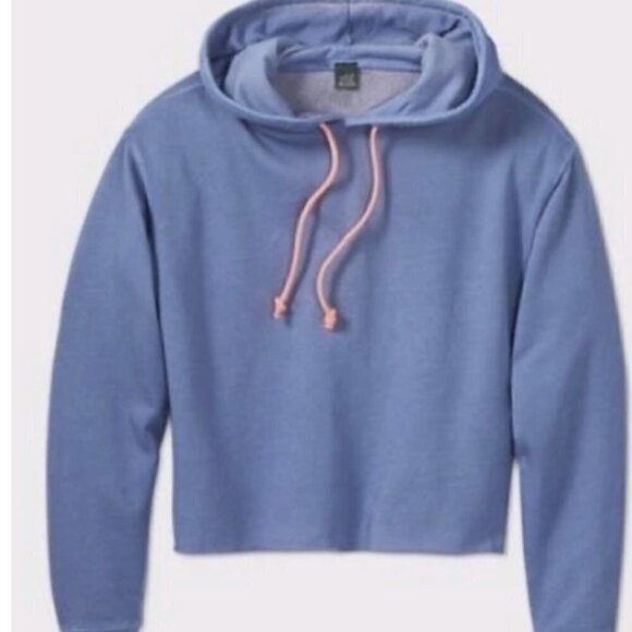 Wild Fable NWT Purple Orange Drawstring Cropped Hoodie I Size: M - Picture 1 of 9